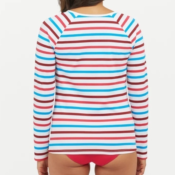 Spanx Women's Long Sleeve Swim Shirt NEW - Picture 3 of 10